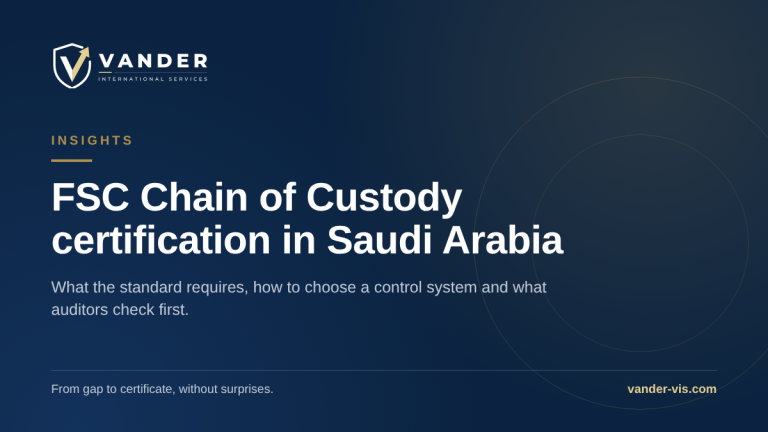 FSC Chain of Custody Readiness Toolkit